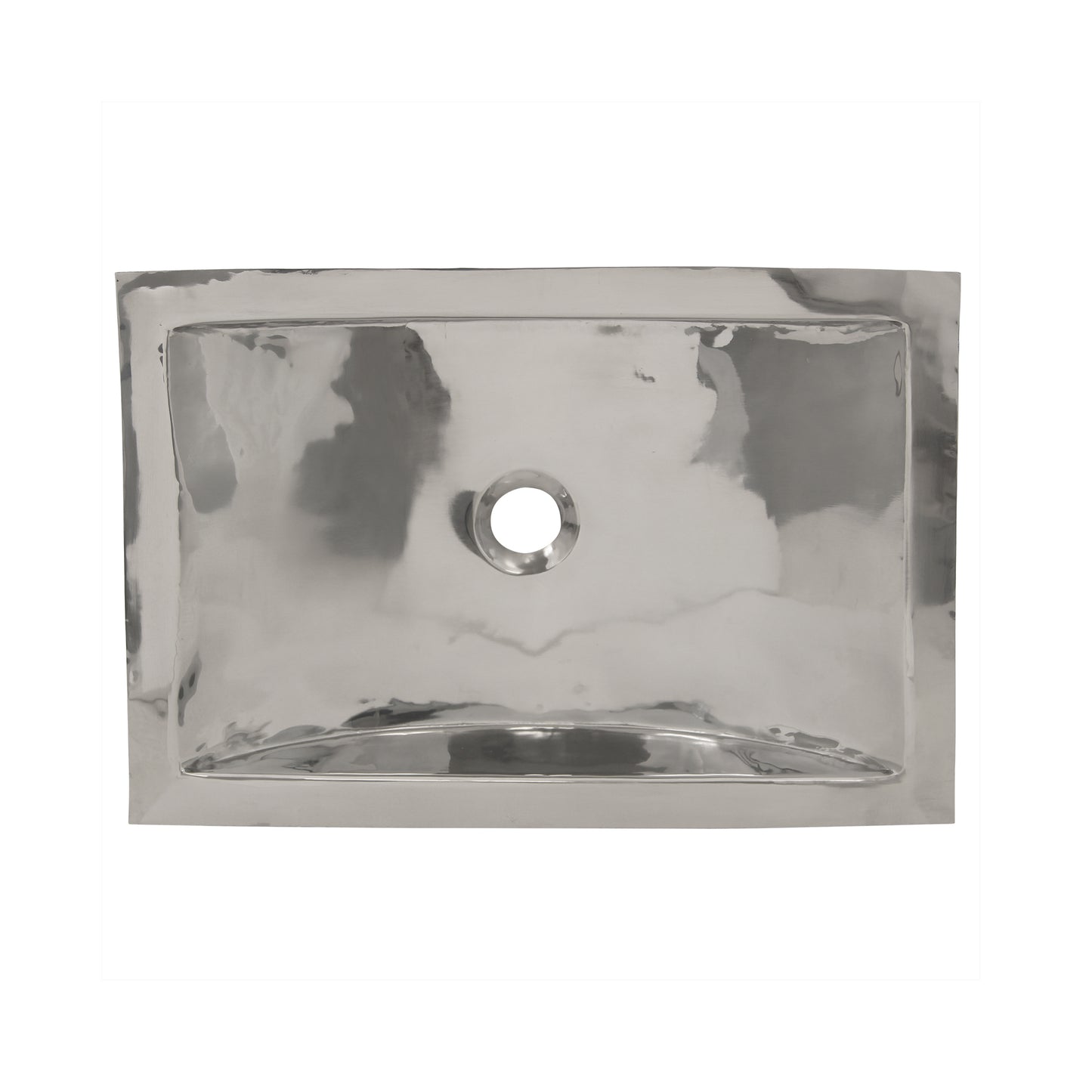 Nantucket polished stainless steel bathroom sink TRS-SM, view 3