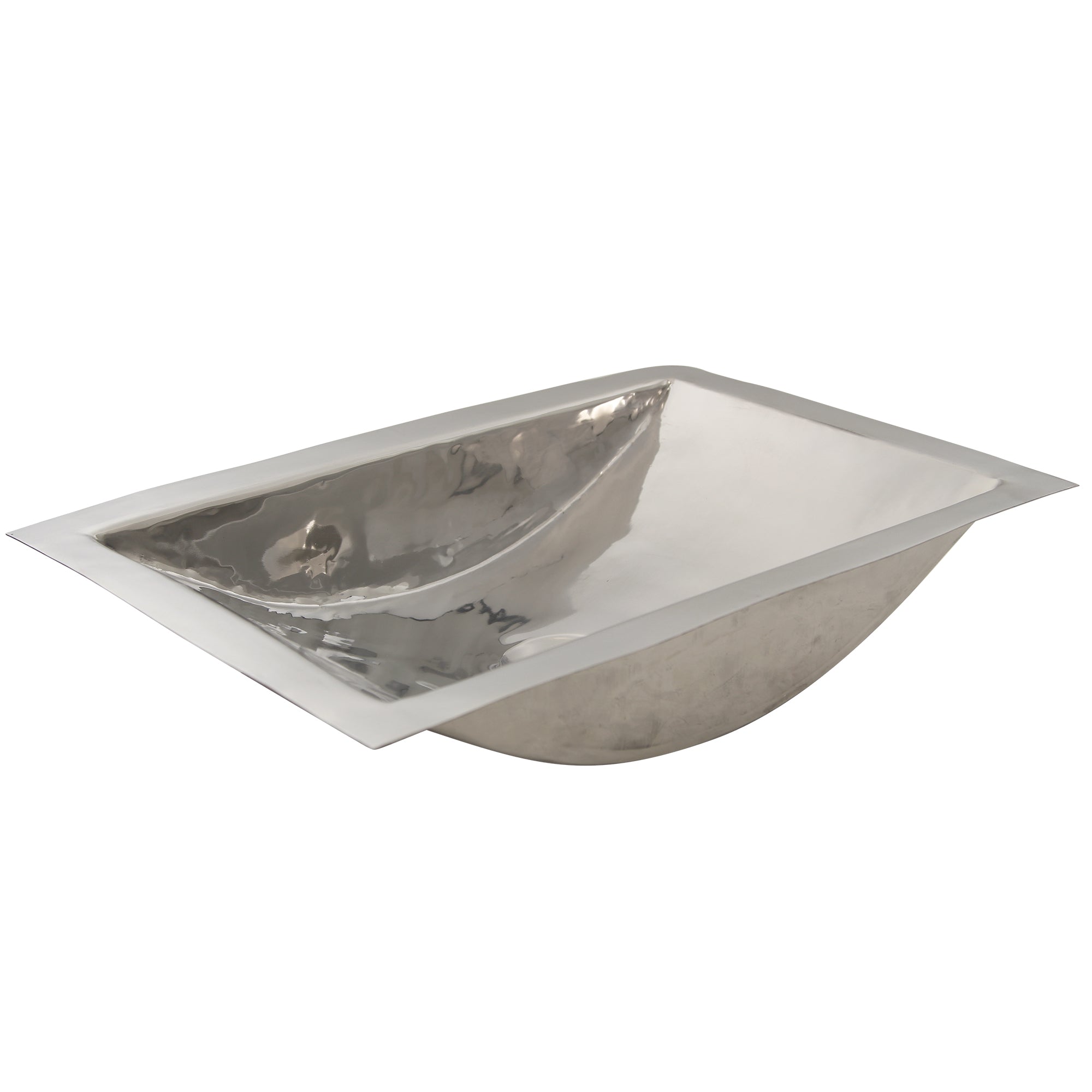 Nantucket polished stainless steel bathroom sink TRS-SM, view 5