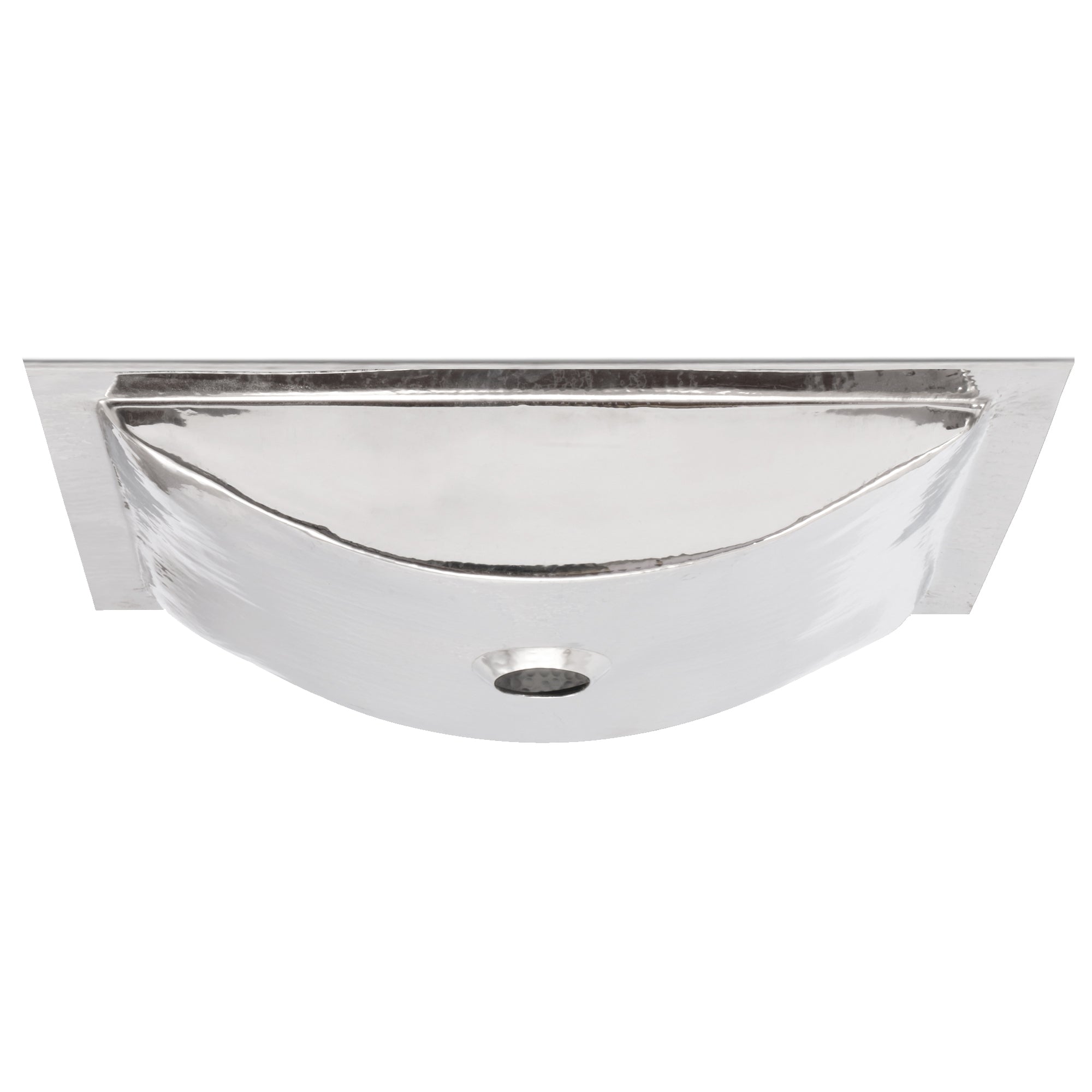 Nantucket 19.8-inch hand hammered stainless steel trough bathroom sink TRS