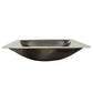 Nantucket hammered stainless steel trough bathroom sink TRS, view 6