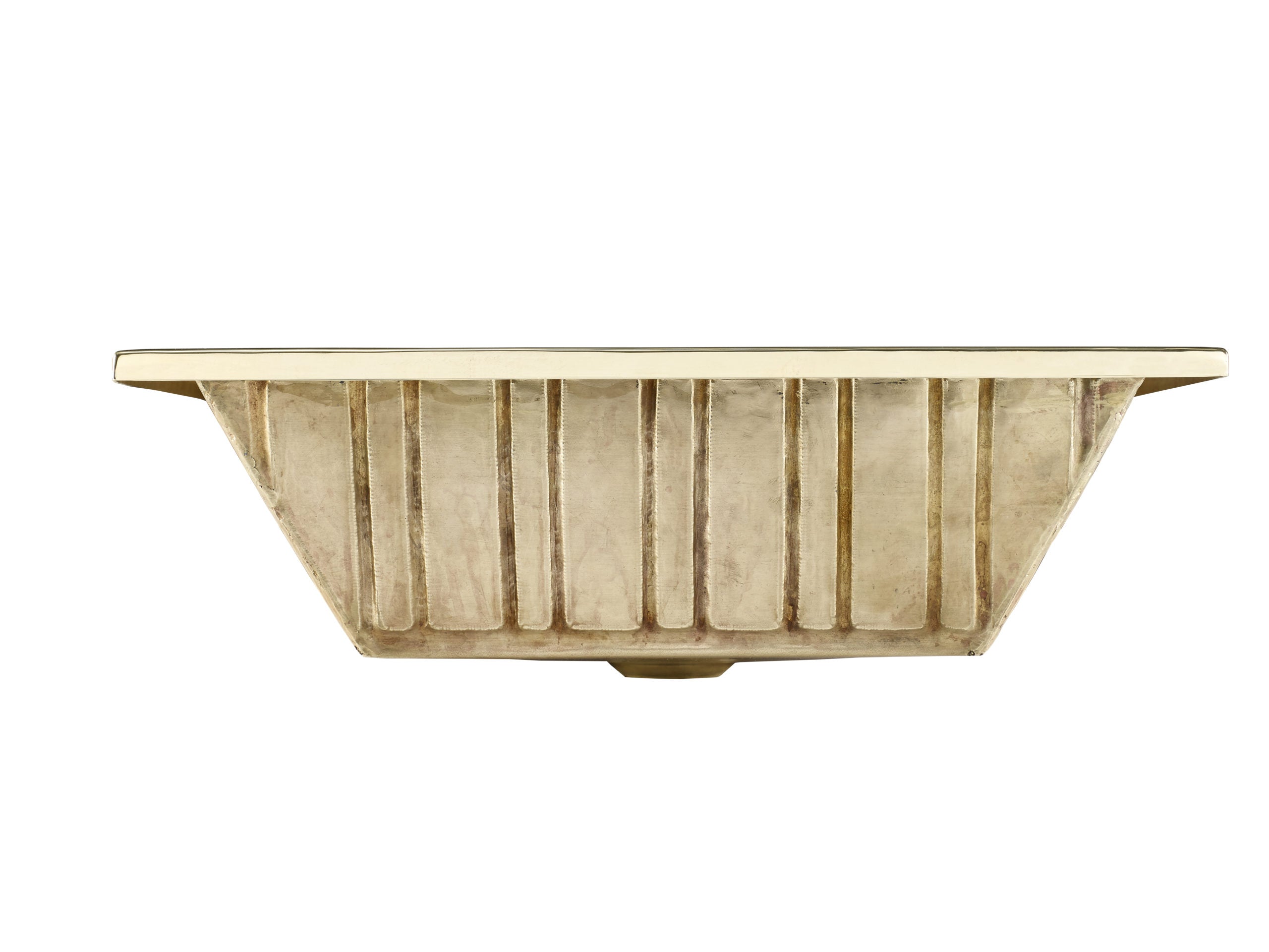 Thompson Tonala 19" Polished Brass Rectangular Bathroom Sink - BPU-1914PB