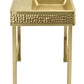 Top of the Thompson Tortuga satin brass vanity PV-3420SB-TURTLE