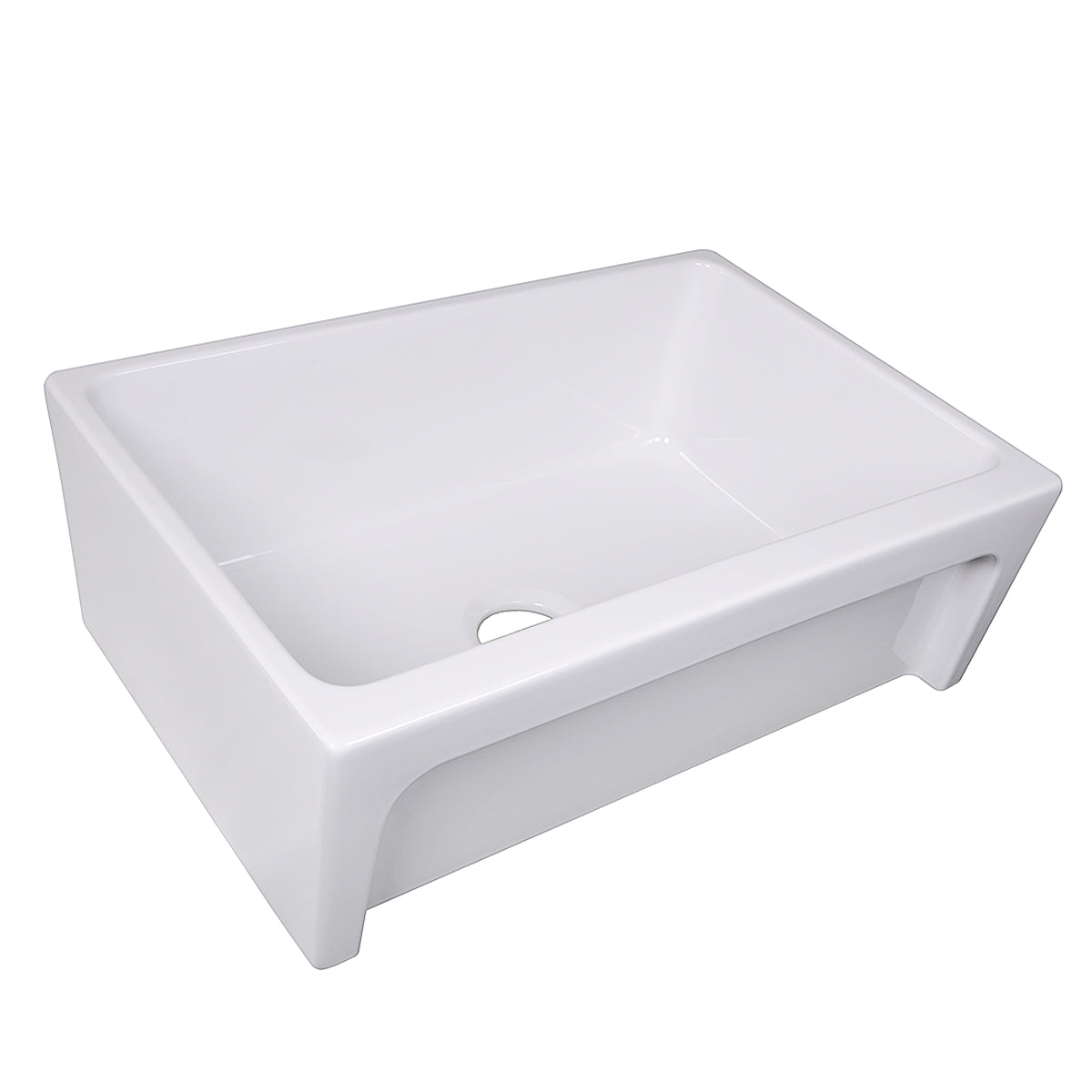 Nantucket WH3018FCL 30-inch reversible fireclay farmhouse sink