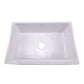 Nantucket WH3018FCL 30-inch reversible fireclay farmhouse sink, view 2