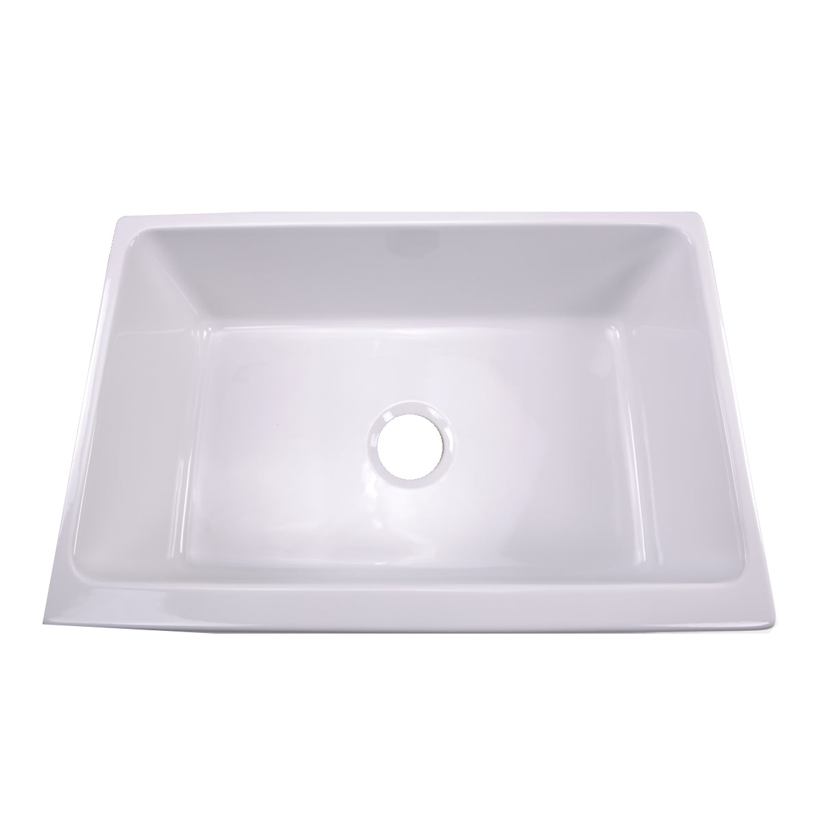 Nantucket WH3018FCL 30-inch reversible fireclay farmhouse sink, view 2