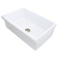 Nantucket WHFCDL30 30-inch reversible fireclay farmhouse sink, view 3