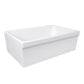 Nantucket WHFCDL30 30-inch reversible fireclay farmhouse sink, view 6
