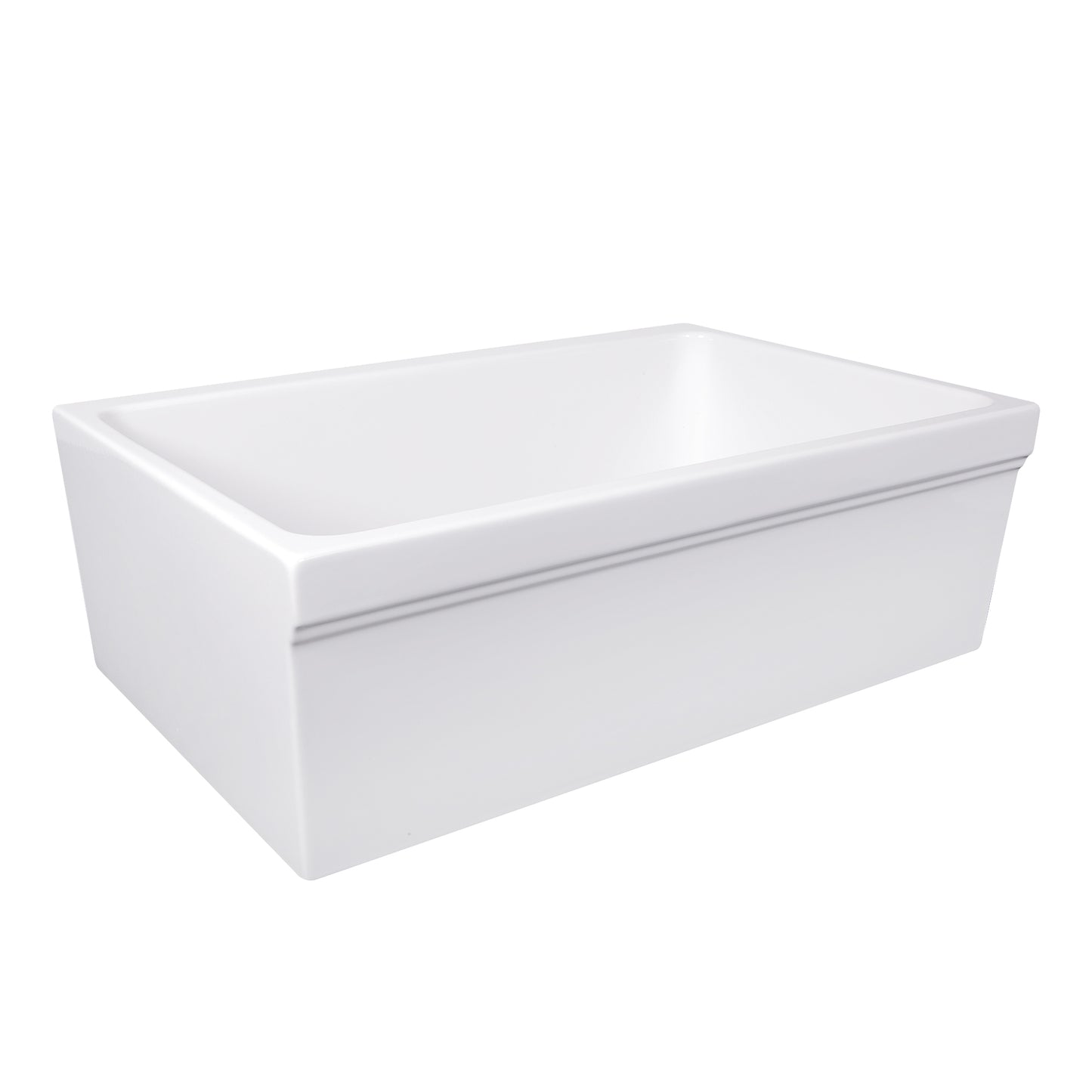 Nantucket WHFCDL30 30-inch reversible fireclay farmhouse sink, view 6