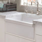 WHITEHAUS 30" Farmhaus Fireclay Quatro Alcove Reversible Sink WHQ330-WHITE