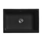 WHITEHAUS 30" Glencove Fireclay Reversible Sink WHQ5530-BLACK
