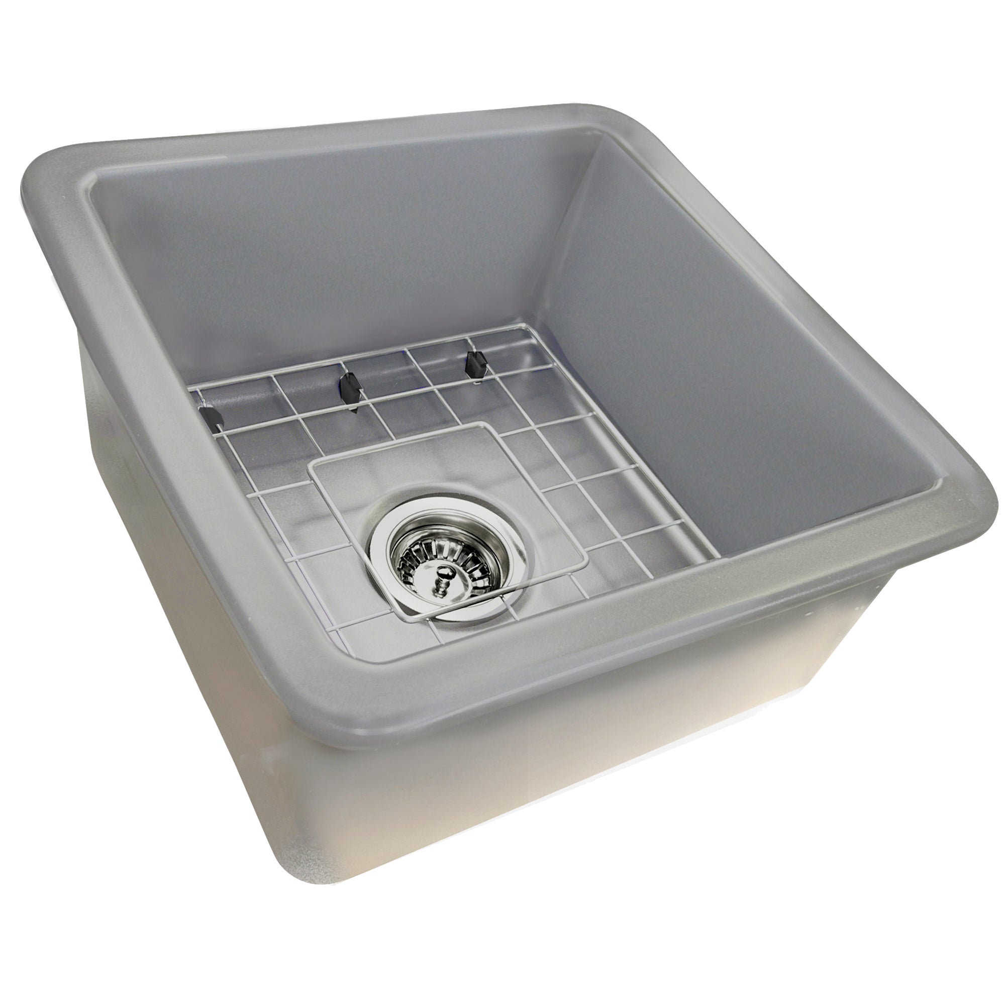 Nantucket Wellfleet-1818GR 18-inch matte grey fireclay sink