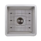 Nantucket Wellfleet-1818GR 18-inch matte grey fireclay sink, view 2