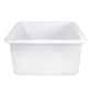 Nantucket Wellfleet-1818W 18-inch white fireclay kitchen sink, view 5