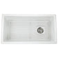 Nantucket Wellfleet-3419W 34-inch white fireclay kitchen sink