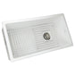 Nantucket Wellfleet-3419W 34-inch white fireclay kitchen sink, view 4