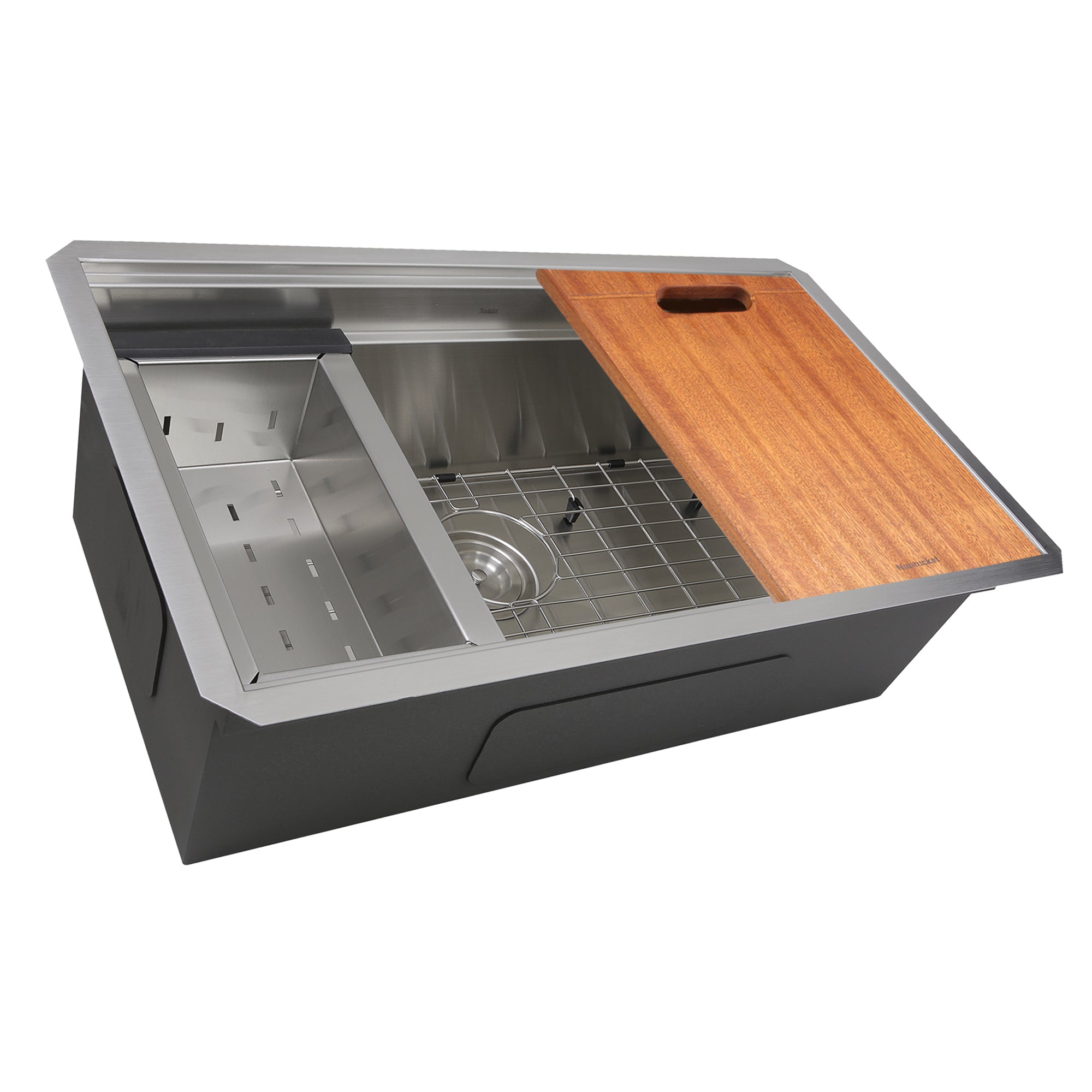 Nantucket ZR-PS-3018-16 30-inch stainless workstation sink, view 2