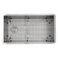 Nantucket ZR3218-OSD 32-inch Pro Series offset drain stainless steel kitchen sink, view 2