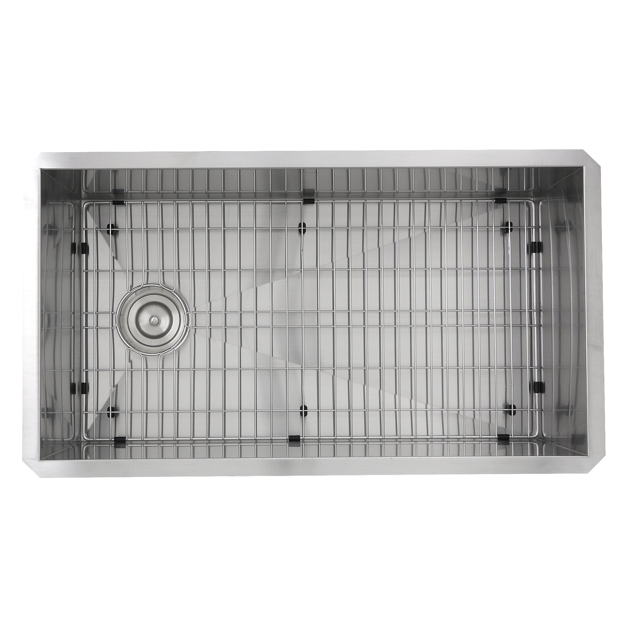 Nantucket ZR3218-OSD 32-inch Pro Series offset drain stainless steel kitchen sink, view 2