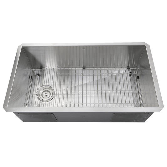 Nantucket ZR3218-OSD 32-inch Pro Series offset drain stainless steel kitchen sink