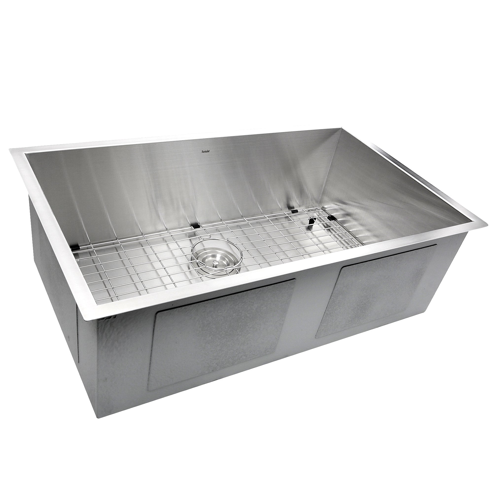Nantucket ZR3219-16 32-inch zero radius stainless sink, view 2