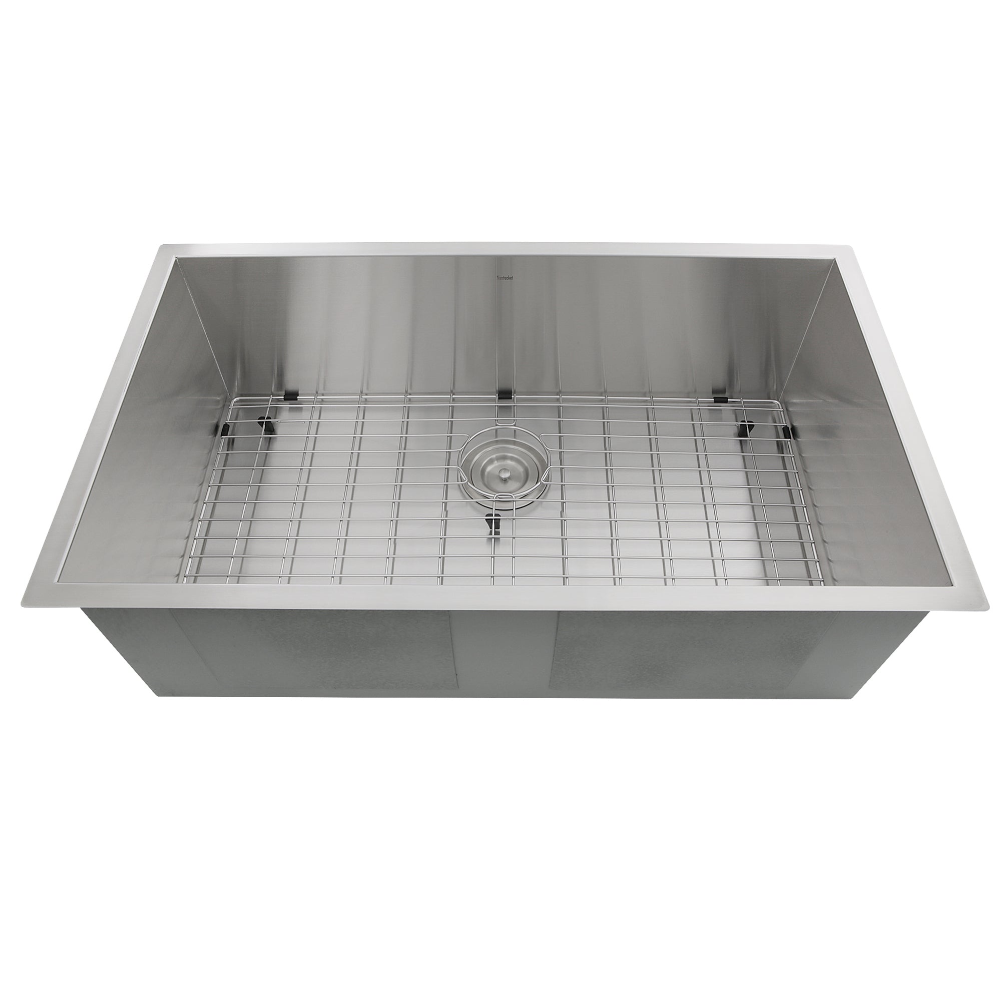 Nantucket ZR3219-16 32-inch zero radius stainless sink, view 4