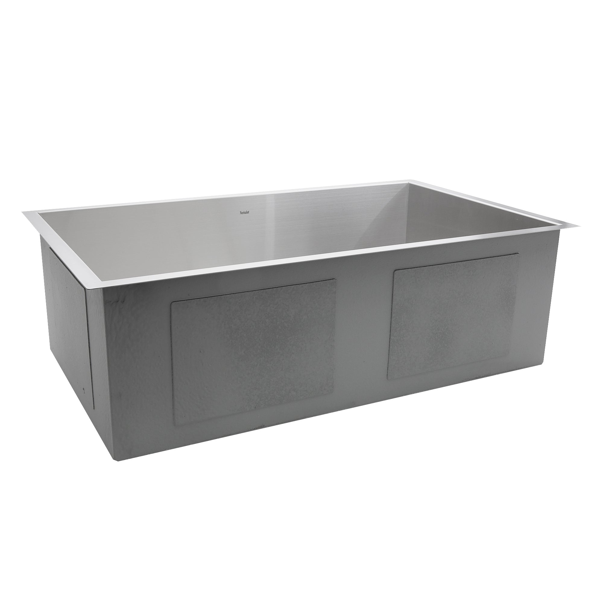 Nantucket ZR3219-16 32-inch zero radius stainless sink, view 5