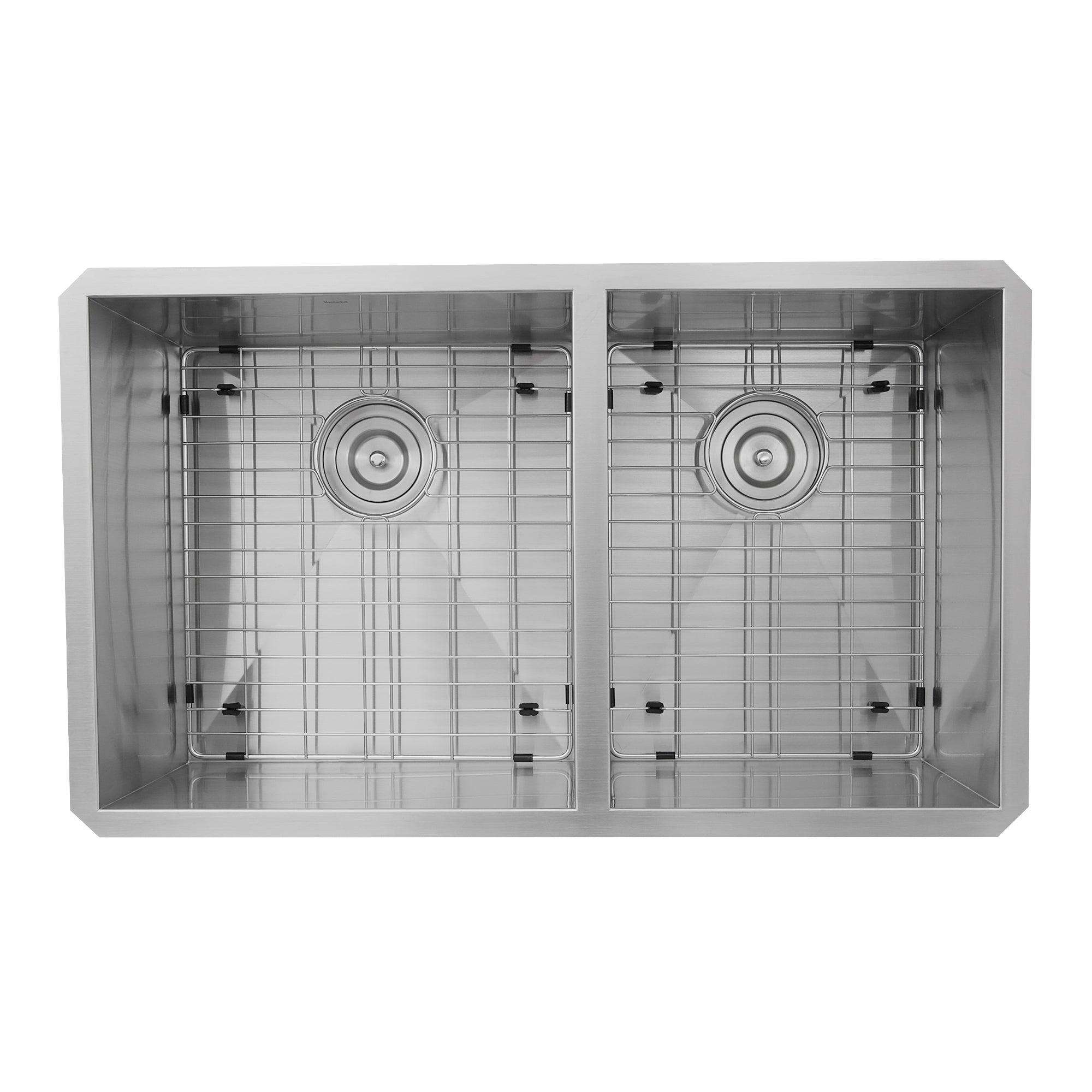 Nantucket ZR3219-OS-16 32-inch Pro Series 55/45 double bowl stainless steel kitchen sink