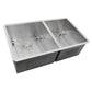 Nantucket ZR3219-OS-16 32-inch Pro Series 55/45 double bowl stainless steel kitchen sink, view 2