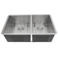 Nantucket ZR3219-OS-16 32-inch Pro Series 55/45 double bowl stainless steel kitchen sink, view 4