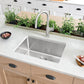 BLANCO Cuvee R15 25" Single Bowl Undermount Stainless Steel Kitchen Sink