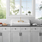 KINGSTON Brass Gourmetier 33" Cast Iron Kitchen Sink - White
