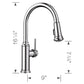 BLANCO Empressa High Arc Pull-Down Dual-Spray Kitchen Faucet