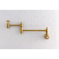 Kingston Brass KS3103AX Restoration Wall Mount Pot Filler Faucet, Antique Brass