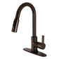 Kingston Brass LS8783CTL Continental Pull-Down Kitchen Faucet