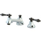 Kingston Brass NS4460AL Water Onyx Widespread Bathroom Faucet