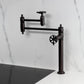 Kingston Brass KS3703RX Belknap Deck Mount Pot Filler Faucet, Antique Brass