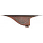 Thompson Tehuacan 19" Hammered Aged Copper Rectangular Bathroom Sink - 2RBC-W - view 2
