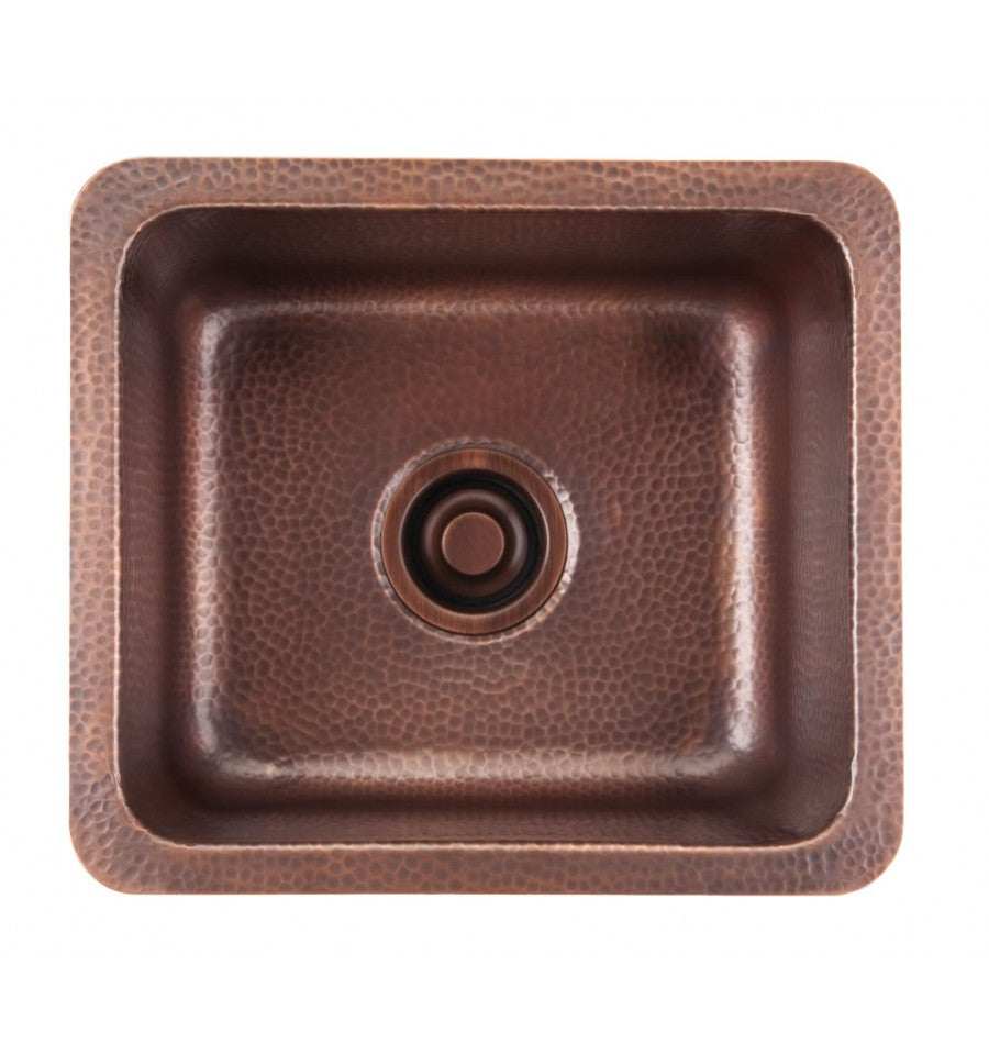 Thompson Rivera square bar and prep sink with 8 inch deep bowl, KPU-1715HA