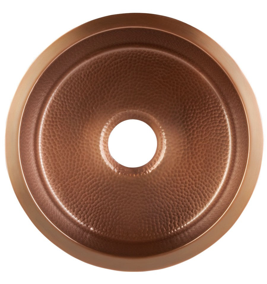 Thompson De La Cruz round bar and prep sink with 7 1/4 inch deep bowl, PU-1708MA