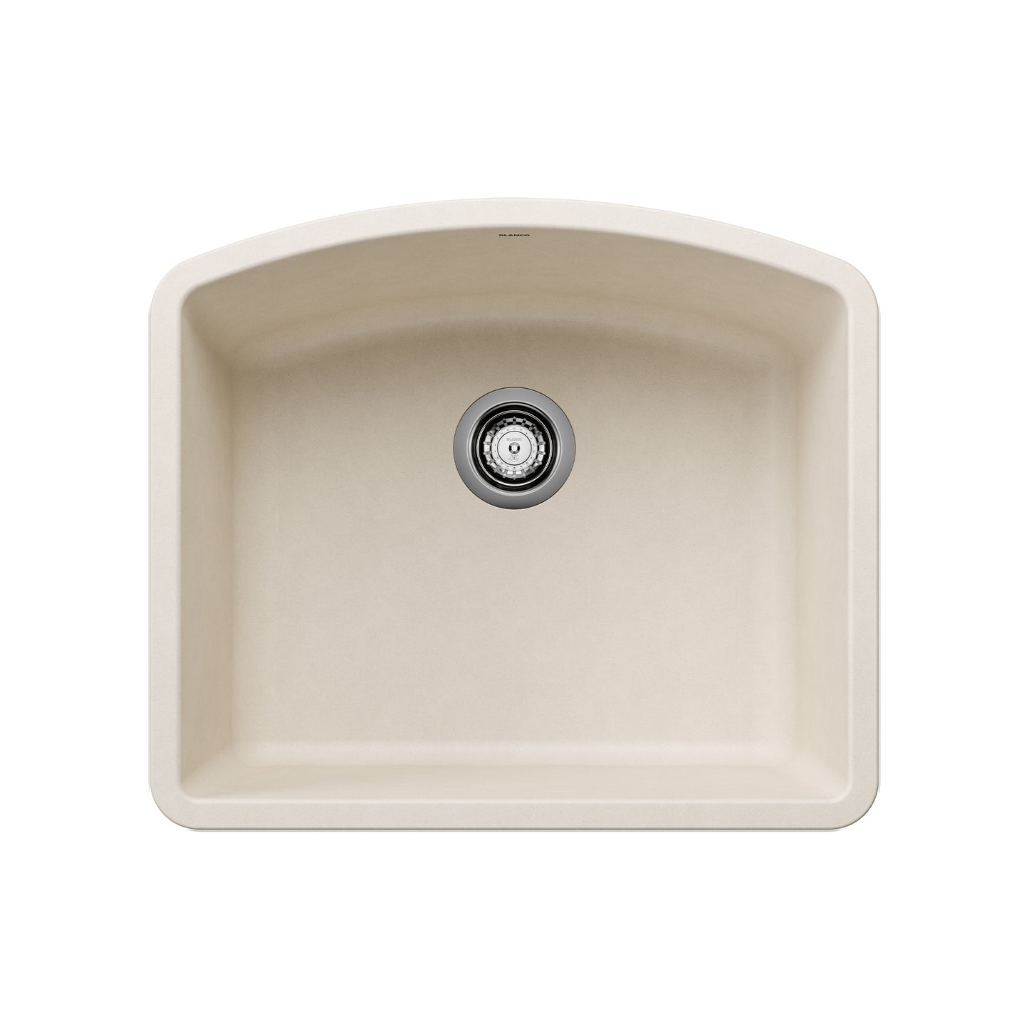 BLANCO Diamond SILGRANIT 24" Single Bowl Undermount Kitchen Sink top view, featuring sleek design and durable material.
