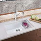 BLANCO Precis Cascade SILGRANIT 29" Single Bowl Undermount Kitchen Sink with Colander