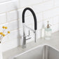 BLANCO Catris Flexo Semi-Pro Pull-Down Dual-Spray Kitchen Faucet with flexible hose design in modern kitchen.