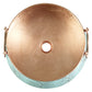 Thompson Merida 16" Hammered Rose Gold and Verde Round Bathroom Sink - BRV-19VTP - view 2