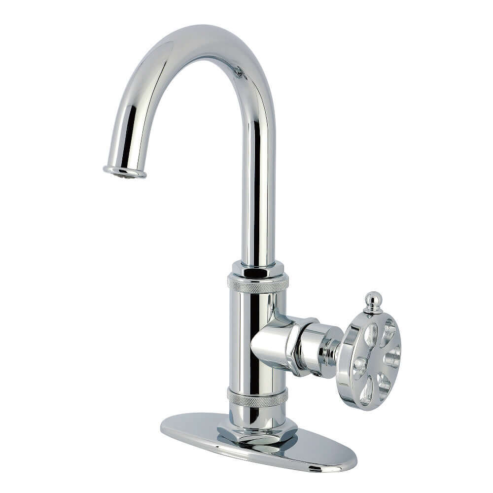 Kingston Brass KSD8503RX Belknap Single-Handle Bar Faucet in polished chrome finish