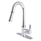 Kingston Brass LS8688CTL Continental Pull-Down Kitchen Faucet
