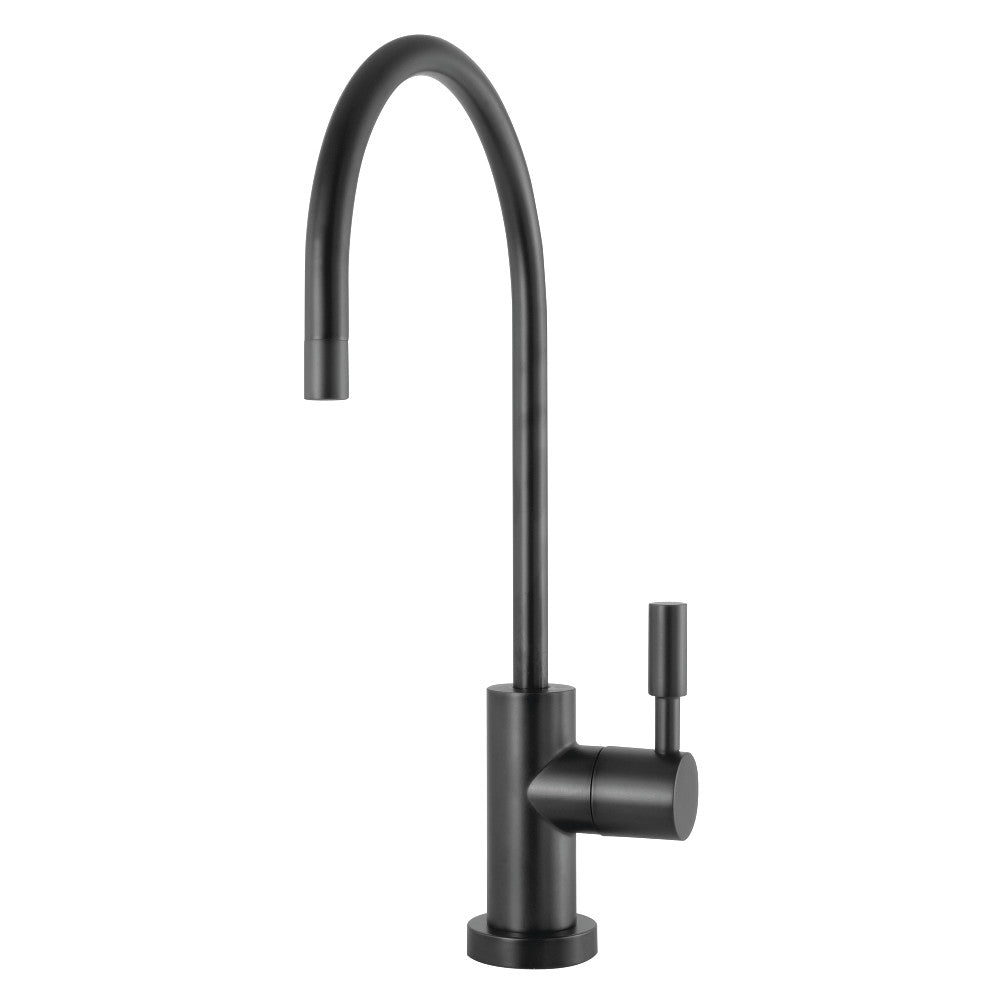 Kingston Brass KSAG8193DL Concord Reverse Osmosis System Filtration Water Air Gap Faucet, Antique Brass in Matte Black finish