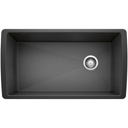 BLANCO Diamond SILGRANIT 33" Super Single Undermount Kitchen Sink