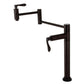 Kingston Brass KS8708DFL NuWave Deck Mount Pot Filler Faucet, Brushed Nickel with swing arm design