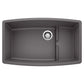 BLANCO Performa Cascade SILGRANIT 32" Single Bowl Undermount Kitchen Sink with Colander