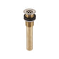 Thompson Traders brushed nickel 1.5" flower-style grid drain TDG15-BRN